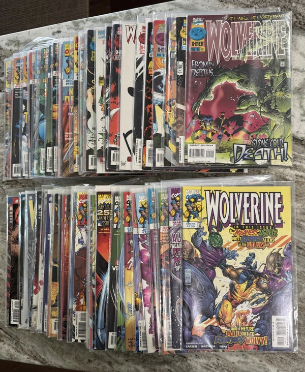 Set of 5 WOLVERINE Comics (All Different Issues) ASSORTED COLLECTION