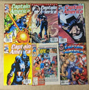 Set of 5 CAPTAIN AMERICA Comics (All Different Issues) ASSORTED COLLECTION