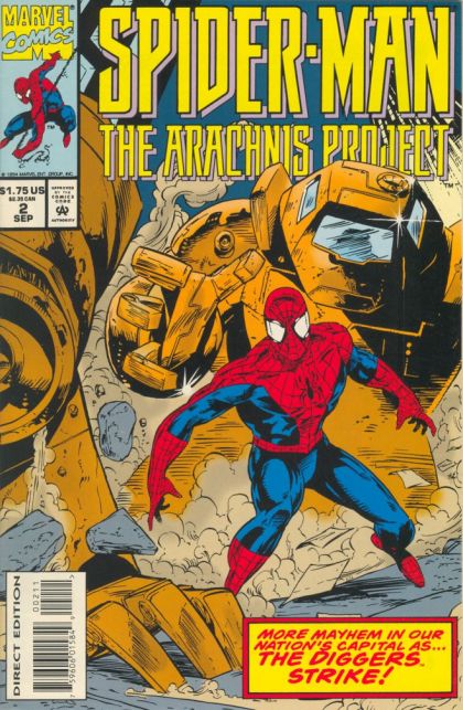 Spider-Man: The Arachnis Project The Arachnis Project: Part Two |  Issue#2A | Year:1994 | Series: Spider-Man | Pub: Marvel Comics