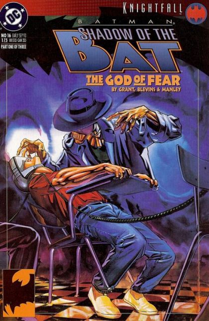 Batman: Shadow of the Bat Knightfall - The God Of Fear, Part 1 |  Issue#16A | Year:1993 | Series: Batman | Pub: DC Comics