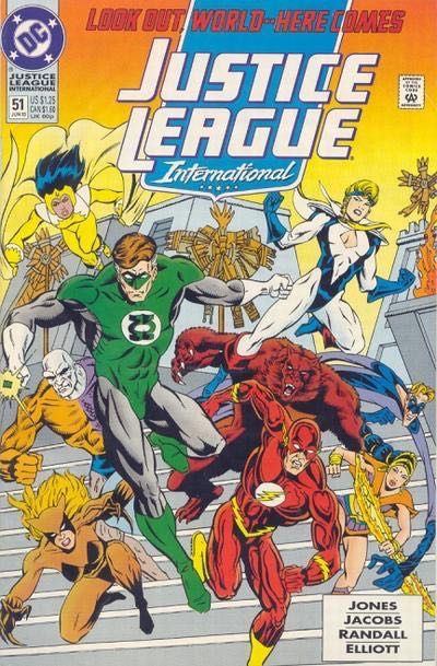 Justice League Europe / International The New World |  Issue#51A | Year:1993 | Series: JLA |