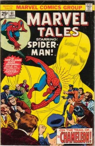 Marvel Tales, Vol. 2 On the Trail of the Chameleon |  Issue#61 | Year:1975 | Series: Spider-Man | Pub: Marvel Comics