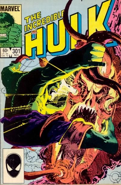 The Incredible Hulk, Vol. 1 Crossroads! |  Issue#301A | Year:1984 | Series: Hulk | Pub: Marvel Comics