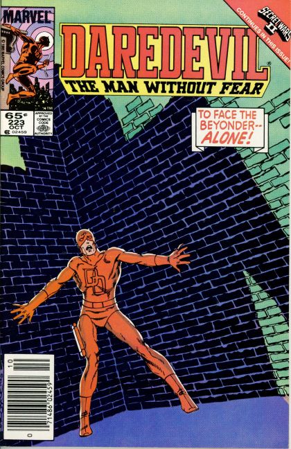 Daredevil, Vol. 1 Secret Wars II - The Price |  Issue#223B | Year:1985 | Series: Daredevil | Pub: Marvel Comics |