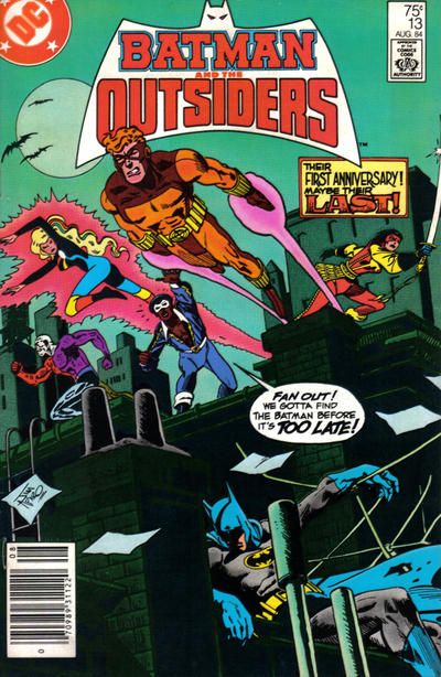 Batman and the Outsiders, Vol. 1 In the Chill of the Night |  Issue#13B | Year:1984 | Series: Outsiders | Pub: DC Comics