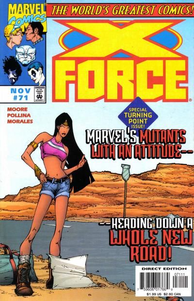 X-Force, Vol. 1 The Best Laid Plans, Part 2: Destination - Unknown |  Issue#71A | Year:1997 | Series: X-Force | Pub: Marvel Comics