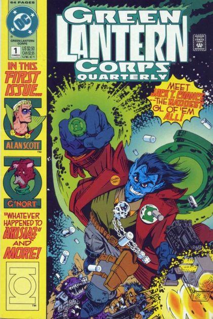Green Lantern Corps Quarterly The Book of Everything / Layin' Down The Law / And I Shall Shed My Light... / Neither a Lender G'nort a Borrower Be! / Whatever Happened To Arisia? / Untitled |  Issue#1 | Year:1992 | Series: Green Lantern | Pub: DC Comics