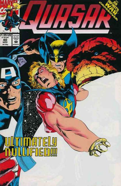 Quasar Infinity War - Null and Void |  Issue#40 | Year:1992 | Series: Quasar |