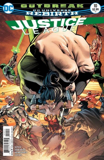 Justice League, Vol. 2 Outbreak, Part Three |  Issue#10A | Year:2016 | Series: Justice League | Pub: DC Comics