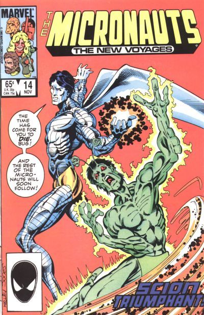 Micronauts, Vol. 2 Greater Love Hath No Man... |  Issue#14A | Year:1985 | Series: Micronauts | Pub: Marvel Comics |