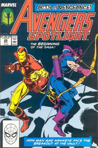 Avengers: Spotlight, Vol. 1 Acts of Vengeance - Prologue: Tales from the Vault |  Issue#26A | Year:1989 | Series: Avengers |