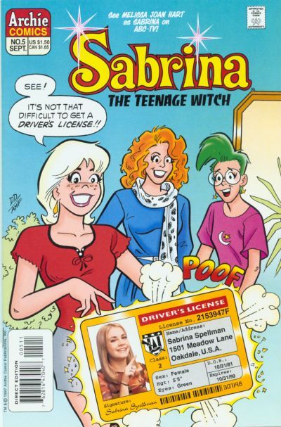 Sabrina the Teenage Witch, Vol. 2 Driving Me Crazy |  Issue#5A | Year:1997 | Series:  | Pub: Archie Comic Publications