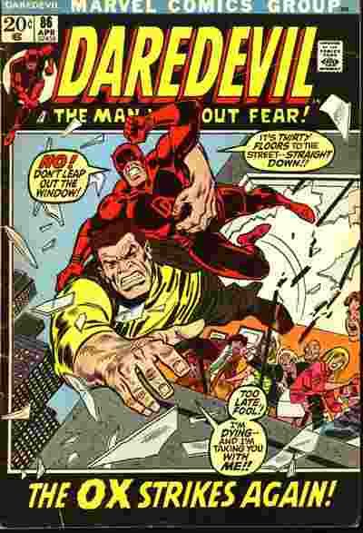 Daredevil Once Upon A Time -- The Ox! |  Issue#86A | Year:1972 | Series: Daredevil | Pub: Marvel Comics