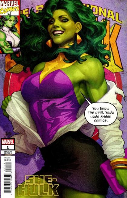 She-Hulk, Vol. 4  |  Issue#1B | Year:2022 | Series:  | Pub: Marvel Comics | Variant Cover by Stanley "Artgerm" Lau