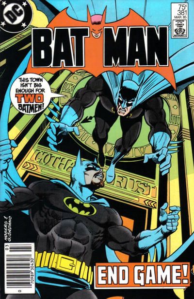 Batman, Vol. 1 Darkly Moved The Pawns |  Issue#381B | Year:1985 | Series: Batman | Pub: DC Comics | Newsstand Edition