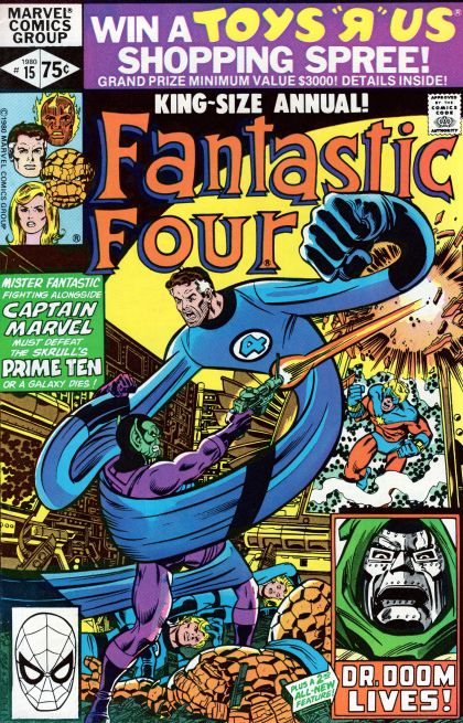 Fantastic Four, Vol. 1 Annual Time For the Prime Ten |  Issue#15A | Year:1980 | Series: Fantastic Four | Pub: Marvel Comics |