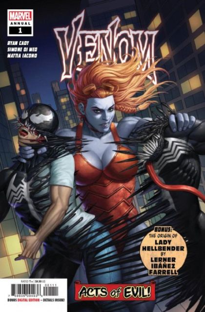 Venom, Vol. 4 Annual - Venom vs. Lady Hellbender  |  Issue#1A | Year:2019 | Series:  | Pub: Marvel Comics | Woo Dae Shim Cover