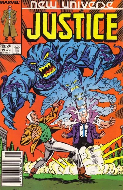 Justice (Marvel) Drug of Choice |  Issue#13B | Year:1987 | Series: New Universe |