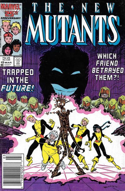 New Mutants, Vol. 1 Ashes of the Soul |  Issue#49B | Year:1987 | Series: New Mutants | Pub: Marvel Comics | Newsstand Edition