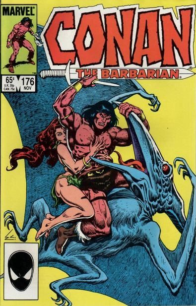 Conan the Barbarian, Vol. 1 Argos Rain |  Issue#176A | Year:1985 | Series: Conan | Pub: Marvel Comics |