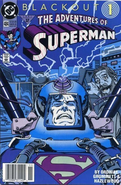 The Adventures of Superman Blackout - Blackout |  Issue#484B | Year:1991 | Series: Superman |