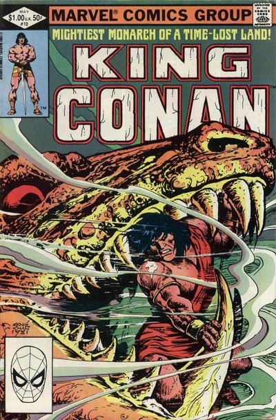 King Conan / Conan the King  |  Issue#10A | Year:1982 | Series: Conan | Pub: Marvel Comics | Direct Edition