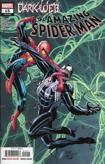 The Amazing Spider-Man, Vol. 6 Dark Web  |  Issue#15A | Year:2022 | Series: Spider-Man | Pub: Marvel Comics | John Romita Jr. Regular