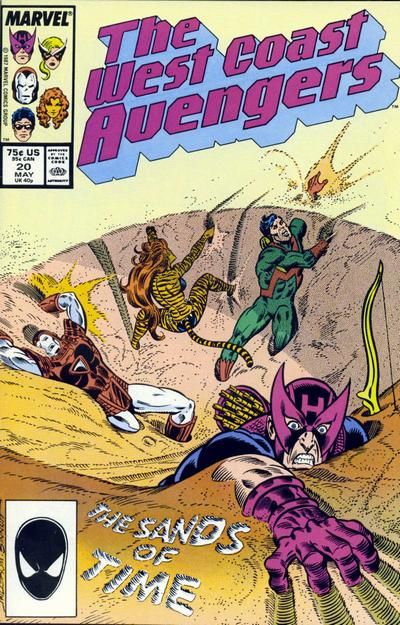 The West Coast Avengers, Vol. 2 Lost in Space-Time, Part 4: In The Meantime, In Between Time... |  Issue#20A | Year:1987 | Series:  | Pub: Marvel Comics |