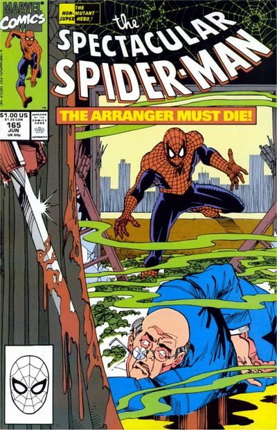 The Spectacular Spider-Man, Vol. 1 Knight And Fogg |  Issue#165A | Year:1990 | Series: Spider-Man | Pub: Marvel Comics