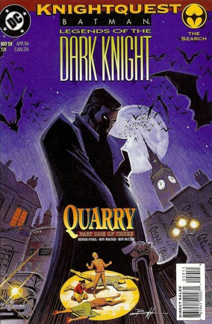 Batman: Legends of the Dark Knight Knightquest: The Search - Quarry, Part 1 |  Issue#59A | Year:1994 | Series:  |