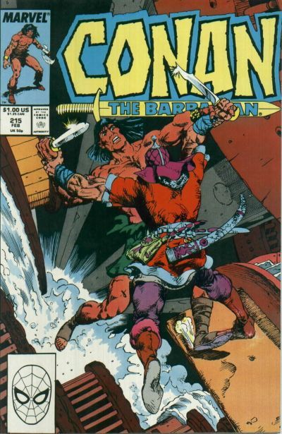 Conan the Barbarian, Vol. 1 Death Pit |  Issue#215A | Year:1989 | Series: Conan | Pub: Marvel Comics