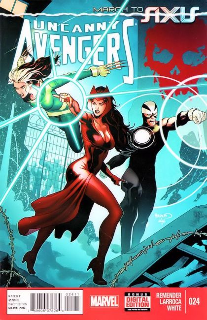 Uncanny Avengers, Vol. 1 March to Axis - "Far From Refuge" |  Issue#24 | Year:2014 | Series: Avengers | Pub: Marvel Comics