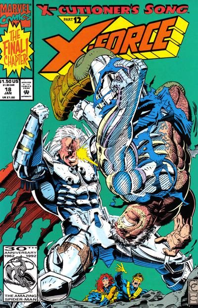 X-Force, Vol. 1 X-Cutioner's Song - Part 12: Ghosts In The Machine |  Issue#18A | Year:1992 | Series: X-Force |