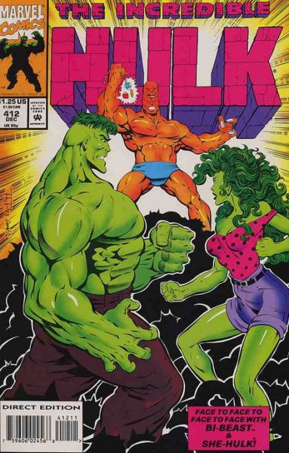 The Incredible Hulk, Vol. 1 "Bi Me That" |  Issue#412A | Year:1993 | Series: Hulk |