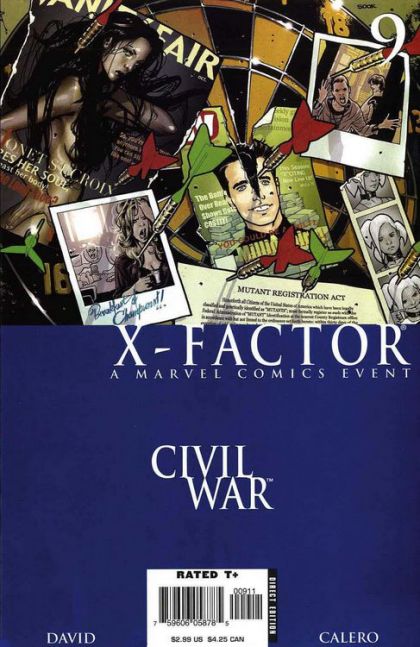 X-Factor, Vol. 3 Civil War - Trust Issues |  Issue#9A | Year:2006 | Series: X-Factor | Pub: Marvel Comics