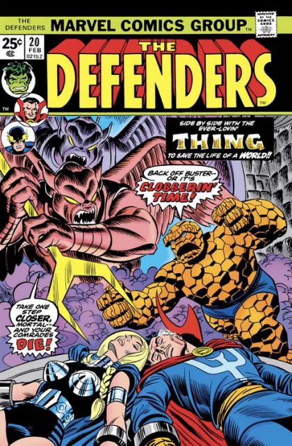 The Defenders, Vol. 1 The Woman She Was...! |  Issue#20A | Year:1974 | Series: Defenders | Pub: Marvel Comics