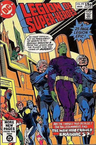Legion of Super-Heroes, Vol. 2 A Murderer-- Among Us? |  Issue#273A | Year:1981 | Series: Legion of Super-Heroes | Pub: DC Comics
