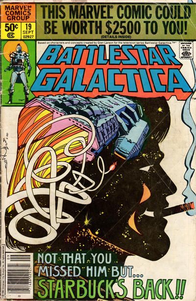 Battlestar Galactica, Vol. 1 (Marvel Comics) The Daring Escape of the Space Cowboy |  Issue#19B | Year:1980 | Series:  | Pub: Marvel Comics | Newsstand Edition