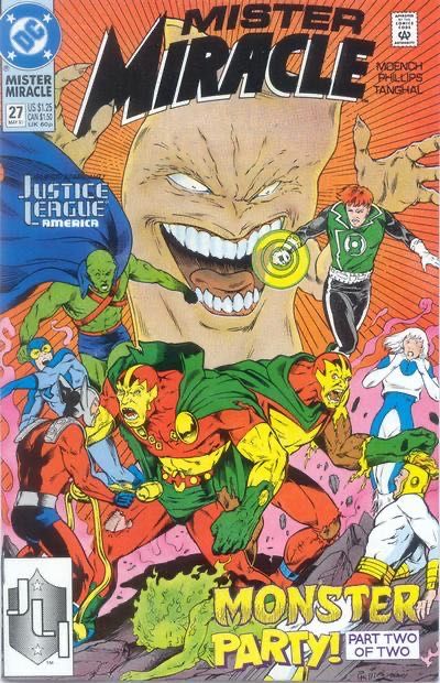 Mister Miracle, Vol. 2 Monster Party part 2- Party Up! |  Issue#27A | Year:1991 | Series: Mister Miracle | Pub: DC Comics