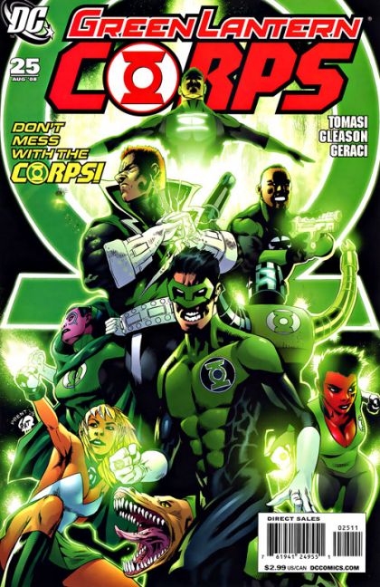 Green Lantern Corps, Vol. 1 RingQuest, Part Four |  Issue#25 | Year:2008 | Series: Green Lantern | Pub: DC Comics