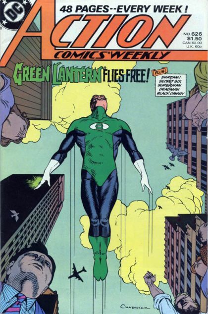 Action Comics, Vol. 1 Bethel / Shazam / Capitol Offenses / ...Into the Fire! / Deadman, Finale / Knock 'em Dead, Part 3 |  Issue#626 | Year:1988 | Series:  |