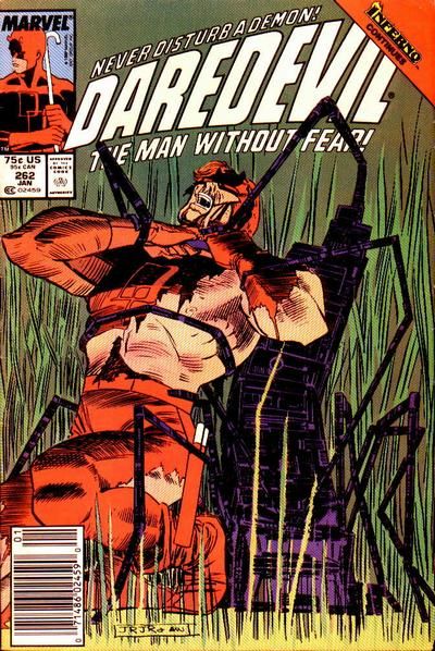 Daredevil, Vol. 1 Inferno - ... I Found Me In A Gloomy Wood, Astray... |  Issue#262B | Year:1989 | Series: Daredevil | Pub: Marvel Comics