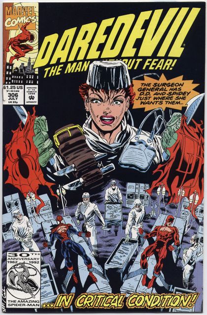 Daredevil, Vol. 1 Emergency Procedure |  Issue#306A | Year:1992 | Series: Daredevil | Pub: Marvel Comics |