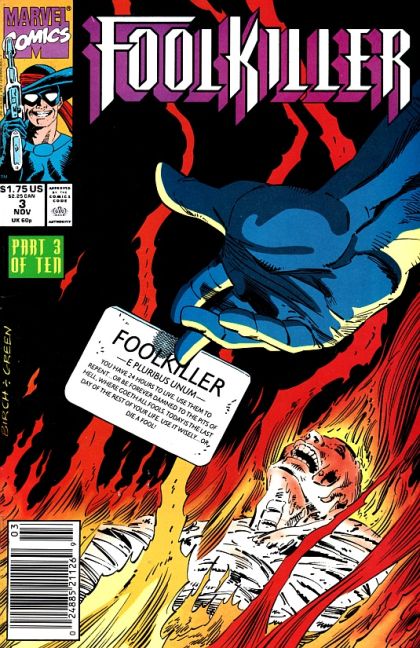 Foolkiller, Vol. 1 Thrill Of The Kill |  Issue#3 | Year:1991 | Series: Foolkiller | Pub: Marvel Comics