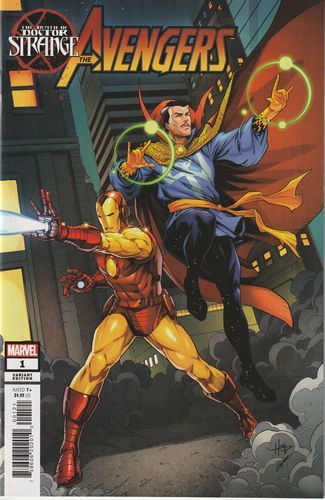 The Death of Doctor Strange: Avengers  |  Issue#1B | Year:2021 | Series:  | Pub: Marvel Comics | Variant Creees Lee Cover