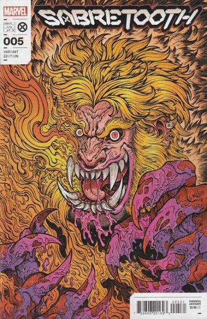 Sabretooth, Vol. 3  |  Issue#5C | Year:2022 | Series: Sabretooth | Pub: Marvel Comics | Maria Wolf Variant
