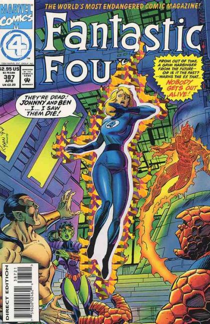 Fantastic Four, Vol. 1 Nobody Gets Out Alive! |  Issue#387A | Year:1994 | Series: Fantastic Four |