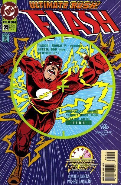 Flash, Vol. 2 Terminal Velocity, Mach Five: Redline |  Issue#99A | Year:1995 | Series: Flash | Pub: DC Comics