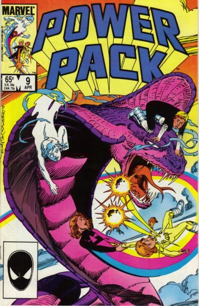 Power Pack, Vol. 1 Fish Tale! |  Issue#9A | Year:1985 | Series: Power Pack |