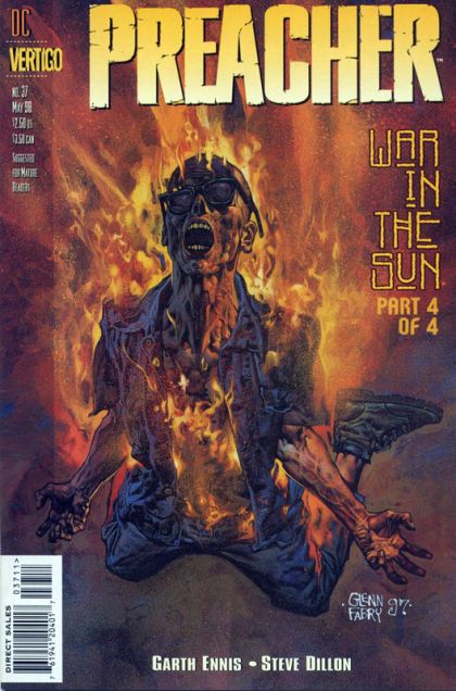 Preacher War In the Sun, The Shatterer of Worlds |  Issue#37 | Year:1998 | Series: Preacher | Pub: DC Comics |